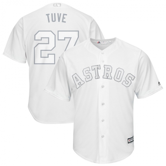 Astros 27 Jose Altuve Tuve White 2019 Players Weekend Player Jersey Astros 27 Jose Altuve Tuve White 2019 Players Weekend Player Jersey