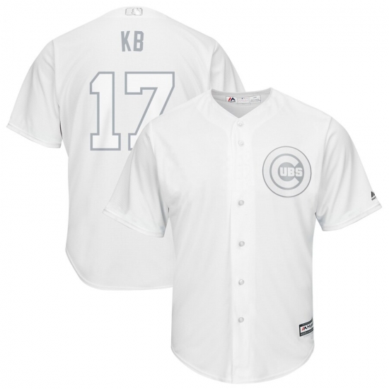 Cubs 17 Kris Bryant KB White 2019 Players Weekend Player Jersey Cubs 17 Kris Bryant KB White 2019 Players Weekend Player Jersey