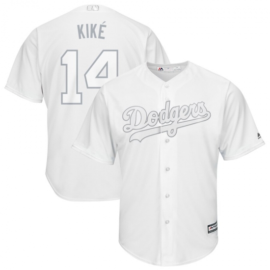 Dodgers 14 Enrique Hernandez Kike White 2019 Players Weekend Player Jersey Dodgers 14 Enrique Hernandez Kike White 2019 Players Weekend Player Jersey