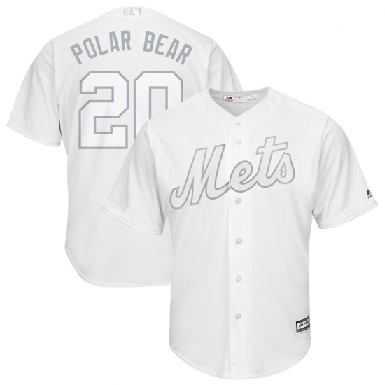 Mets 20 Pete Alonso Polar Bear White 2019 Players Weekend Player Jersey Mets 20 Pete Alonso Polar Bear White 2019 Players Weekend Player Jersey