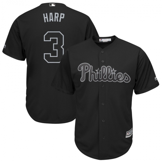 Phillies 3 Bryce Harper Harp Black 2019 Players Weekend Player Jersey Phillies 3 Bryce Harper Harp Black 2019 Players Weekend Player Jersey