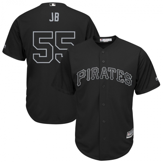 Pirates 55 Josh Bell JB Black 2019 Players Weekend Player Jersey Pirates 55 Josh Bell JB Black 2019 Players Weekend Player Jersey