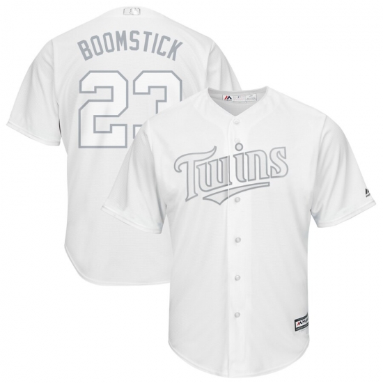 Twins 23 Nelson Cruz Boomstick White 2019 Players Weekend Player Jersey Twins 23 Nelson Cruz Boomstick White 2019 Players Weekend Player Jersey