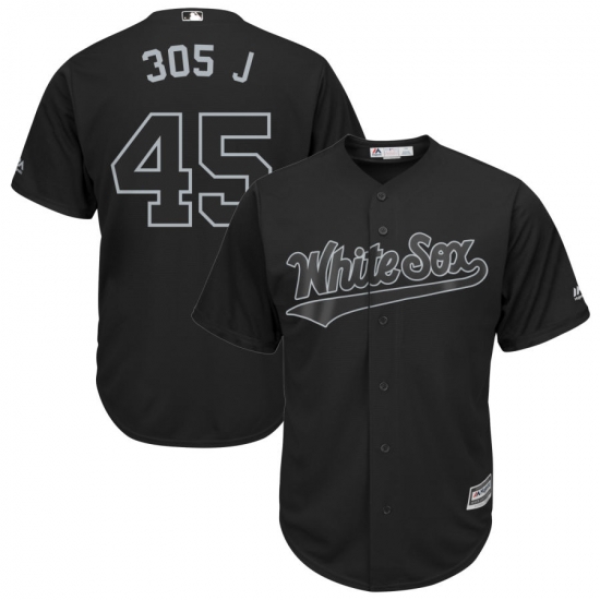 White Sox 45 Michael Jordan 305 J Black 2019 Players Weekend Player Jersey White Sox 45 Michael Jordan 305 J Black 2019 Players Weekend Player Jersey