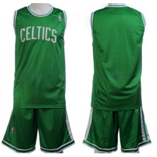 Boston Celtics Blank Green Jerseys&Shorts Boston Celtics Blank Green Jerseys&Shorts