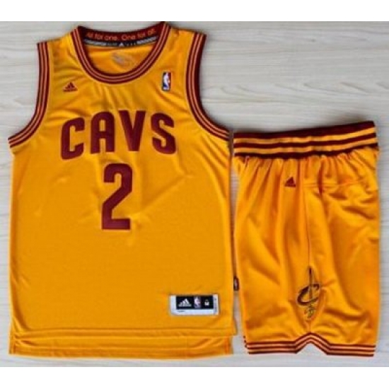 Cleveland Cavaliers 2 Kyrie Irving Yellow Revolution 30 Swingman Jerseys Shorts NBA Suits Cleveland Cavaliers 2 Kyrie Irving Yellow Revolution 30 Swingman Jerseys Shorts NBA Suits