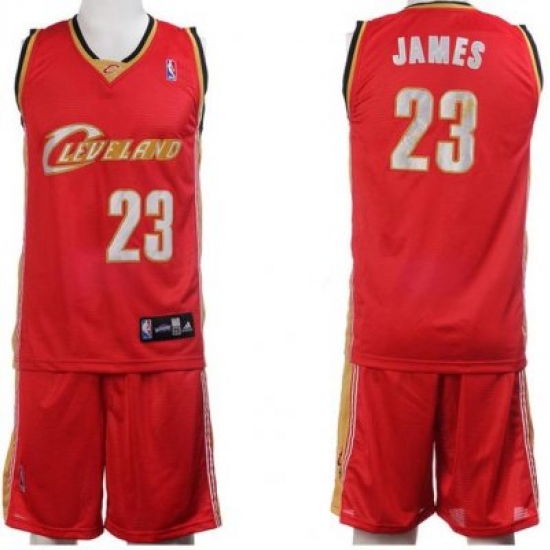 Cleveland Cavaliers 23 LeBron James Red Jerseys&Shorts Cleveland Cavaliers 23 LeBron James Red Jerseys&Shorts