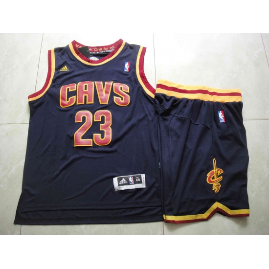 NBA Cleveland Cavaliers 23 LeBron James Blue Jerseys Shorts Set Suit NBA Cleveland Cavaliers 23 LeBron James Blue Jerseys Shorts Set Suit