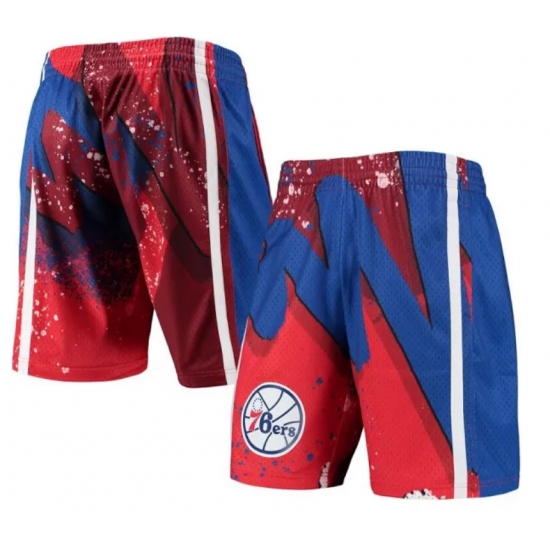 76ers shorts blue red 76ers shorts blue red