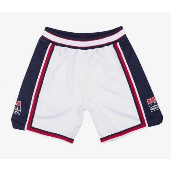 Men Team USA White Shorts Men Team USA White Shorts