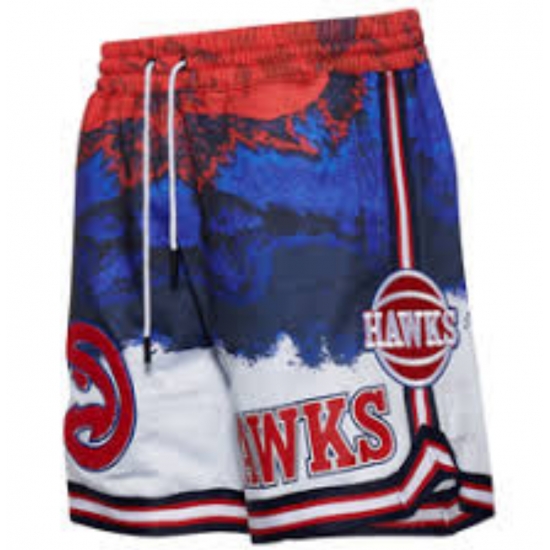 NBA Shorts Hawks Blue Red NBA Shorts Hawks Blue Red