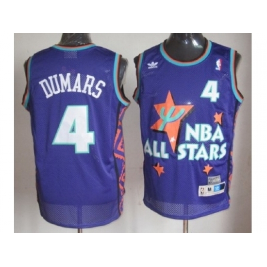 NBA 95 All Star #4 Dumars Purple Jerseys NBA 95 All Star #4 Dumars Purple Jerseys