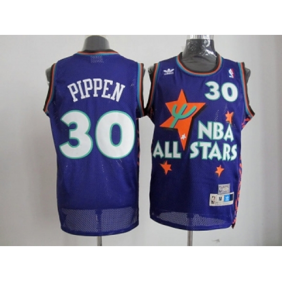 NBA Chicago Bulls 95 All Star #30 Pippen Purple Jerseys NBA Chicago Bulls 95 All Star #30 Pippen Purple Jerseys