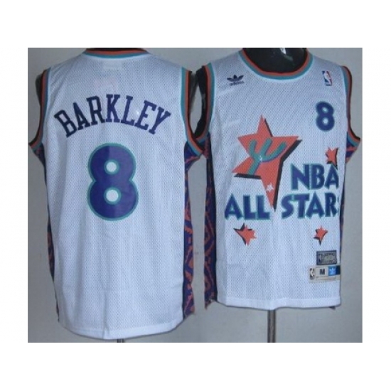 Phoenix Suns 8 Charles Barkley White 95 All Star NBA Jerseys Phoenix Suns 8 Charles Barkley White 95 All Star NBA Jerseys
