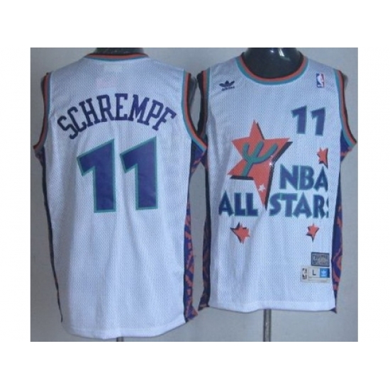 Seattle SuperSonics 11 Detlef Schrempf White 95 All Star NBA Jerseys Seattle SuperSonics 11 Detlef Schrempf White 95 All Star NBA Jerseys