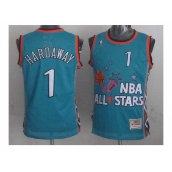 NBA 96 All Star #1 Hardaway Blue Jerseys NBA 96 All Star #1 Hardaway Blue Jerseys