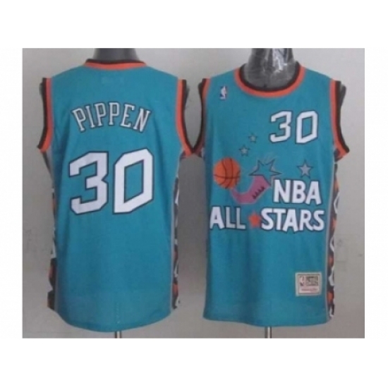 NBA 96 All Star #30 Pippen Blue Jerseys NBA 96 All Star #30 Pippen Blue Jerseys