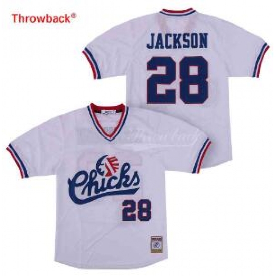 #28 Bo Jackson Chicks Movie Jersey #28 Bo Jackson Chicks Movie Jersey