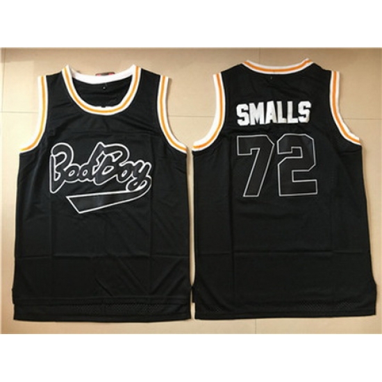 Bad Boy 72 Biggie Smalls Black Movie Basketball Jersey Bad Boy 72 Biggie Smalls Black Movie Basketball Jersey