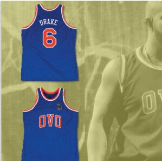 Drake 6 OVO Basketball Jersey MSG NYC With Owl Film Jersey Drake 6 OVO Basketball Jersey MSG NYC With Owl Film Jersey