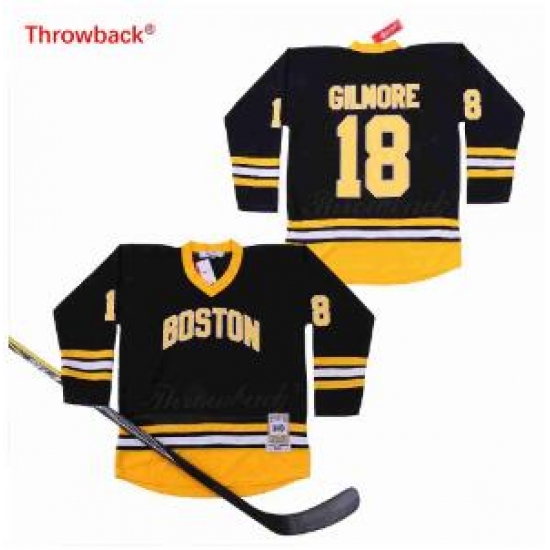 HAPPY GILMORE (ADAM SANDLER) #18 BOSTON MOVIE HOCKEY JERSEY HAPPY GILMORE (ADAM SANDLER) #18 BOSTON MOVIE HOCKEY JERSEY