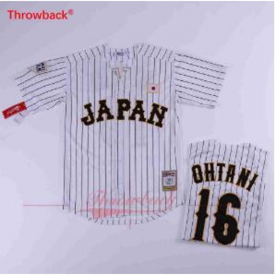 Japan ORIX BLUE WAVE JERSEY ICHIRO 16 White Japan ORIX BLUE WAVE JERSEY ICHIRO 16 White