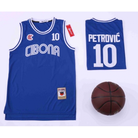 LANSHITINA 10 DRAZEN Petrovic Cibona CROATIA LANSHITINA 10 DRAZEN Petrovic Cibona CROATIA