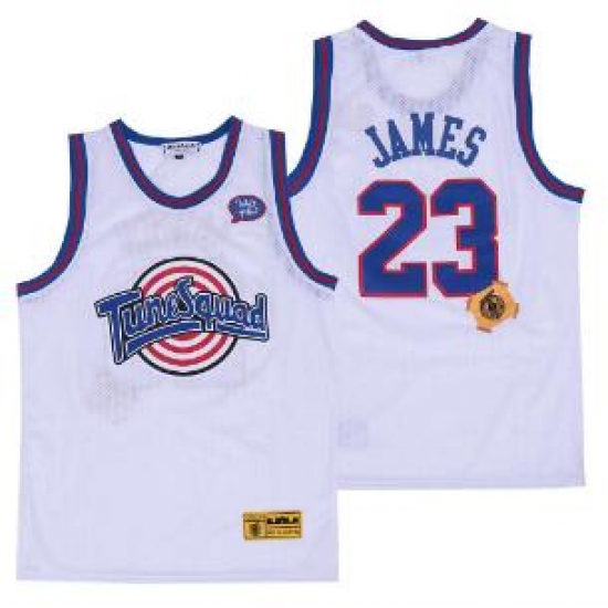 Tune Squad Space Movie jersey 23 White Lebron James Tune Squad Space Movie jersey 23 White Lebron James