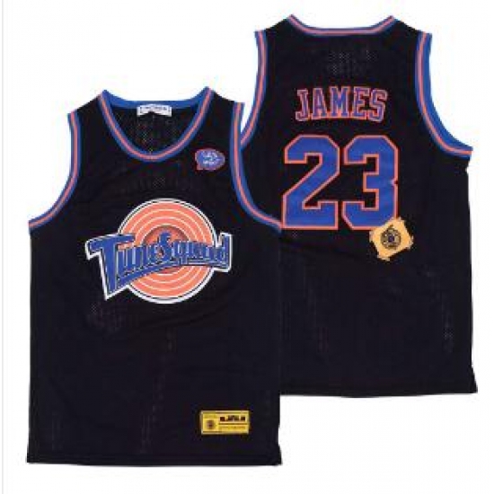 Tune Squad Space Movie jersey Black Lebron James Tune Squad Space Movie jersey Black Lebron James