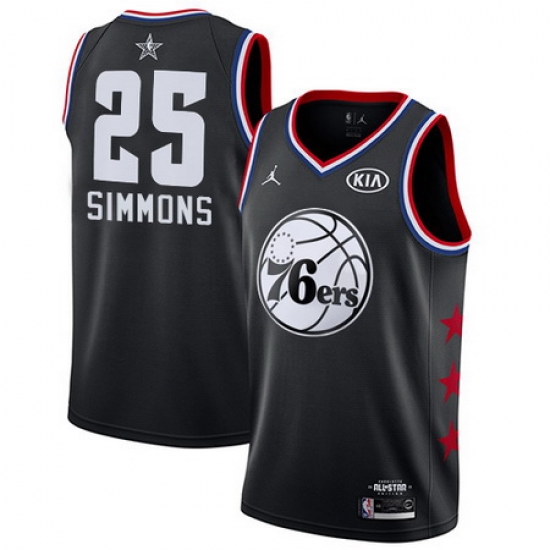76ers 25 Ben Simmons Black Youth Basketball Jordan Swingman 2019 AllStar Game Jersey 76ers 25 Ben Simmons Black Youth Basketball Jordan Swingman 2019 AllStar Game Jersey