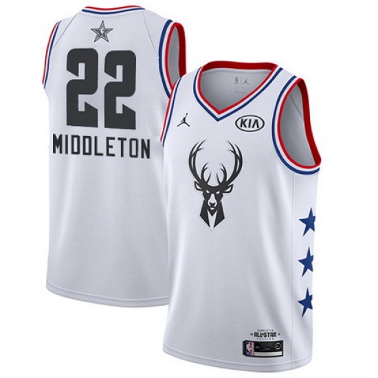 Bucks 22 Khris Middleton White Youth Basketball Jordan Swingman 2019 AllStar Game Jersey Bucks 22 Khris Middleton White Youth Basketball Jordan Swingman 2019 AllStar Game Jersey