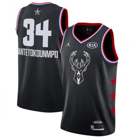 Bucks 34 Giannis Antetokounmpo Black 2019 NBA All Star Game Jordan Brand Swingman Jersey Bucks 34 Giannis Antetokounmpo Black 2019 NBA All Star Game Jordan Brand Swingman Jersey