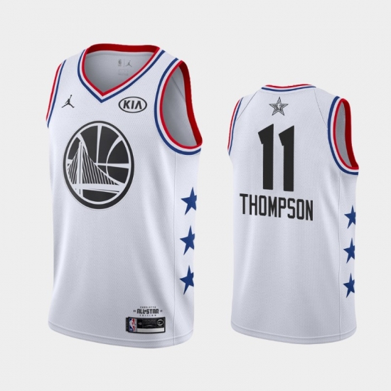 Klay Thompson Golden State Warriors White 2019 All-Star Jersey Klay Thompson Golden State Warriors White 2019 All-Star Jersey