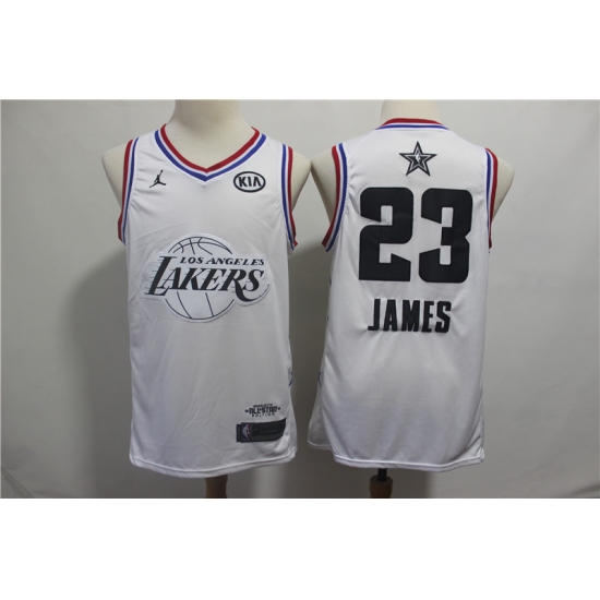 Lakers 23 Lebron James White 2019 NBA All Star Game Jordan Brand Swingman Jersey Lakers 23 Lebron James White 2019 NBA All Star Game Jordan Brand Swingman Jersey
