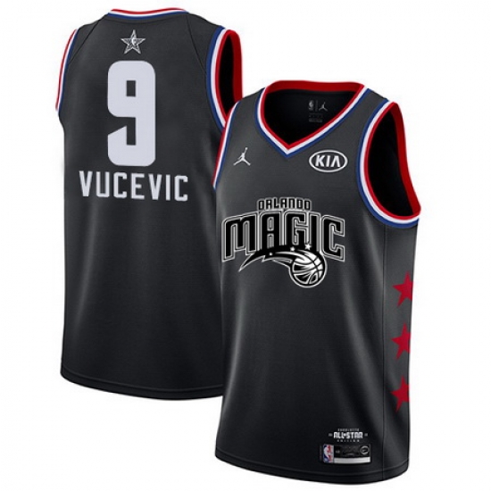 Magic 9 Nikola Vucevic Black Youth Basketball Jordan Swingman 2019 AllStar Game Jersey Magic 9 Nikola Vucevic Black Youth Basketball Jordan Swingman 2019 AllStar Game Jersey