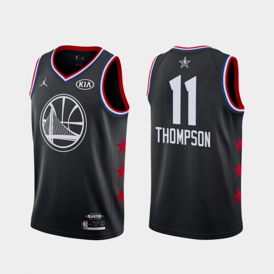Men Warriors #11 Klay Thompson 2019 All-Star Game Jersey Black Men Warriors #11 Klay Thompson 2019 All-Star Game Jersey Black