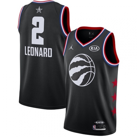 Raptors #2 Kawhi Leonard Black Basketball Jordan Swingman 2019 All Star Game Jersey Raptors #2 Kawhi Leonard Black Basketball Jordan Swingman 2019 All Star Game Jersey
