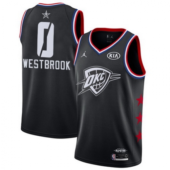 Thunder 0 Russell Westbrook Black Youth Basketball Jordan Swingman 2019 AllStar Game Jersey Thunder 0 Russell Westbrook Black Youth Basketball Jordan Swingman 2019 AllStar Game Jersey