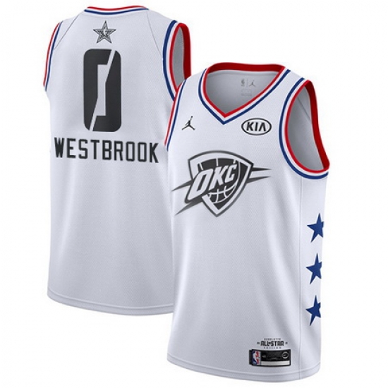 Thunder 0 Russell Westbrook White Youth Basketball Jordan Swingman 2019 AllStar Game Jersey Thunder 0 Russell Westbrook White Youth Basketball Jordan Swingman 2019 AllStar Game Jersey