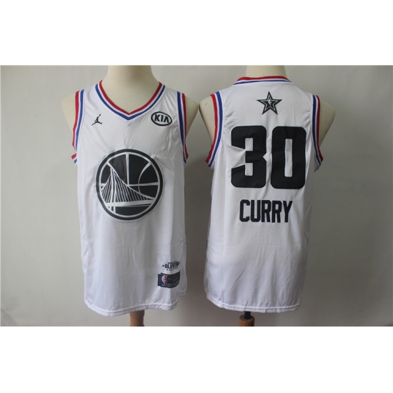 Warriors 30 Stephen Curry White 2019 NBA All Star Game Jordan Brand Swingman Jersey Warriors 30 Stephen Curry White 2019 NBA All Star Game Jordan Brand Swingman Jersey