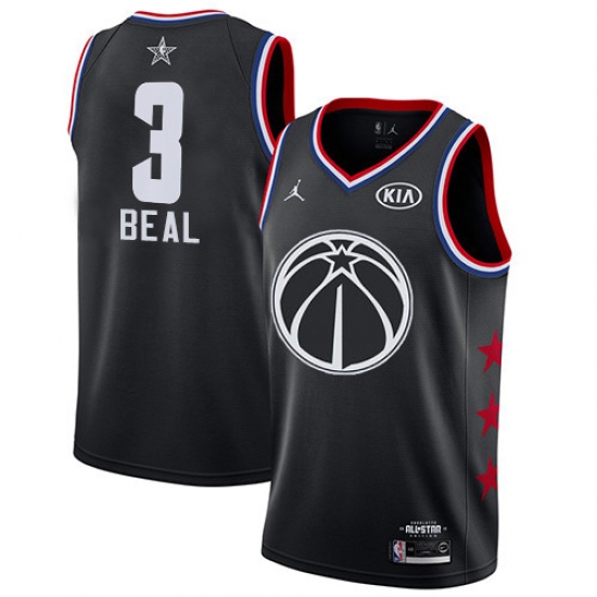 Wizards #3 Bradley Beal Black Basketball Jordan Swingman 2019 All Star Game Jersey Wizards #3 Bradley Beal Black Basketball Jordan Swingman 2019 All Star Game Jersey