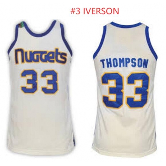 Men Denver Nuggets #3 Allen Iverson Jersey Men Denver Nuggets #3 Allen Iverson Jersey