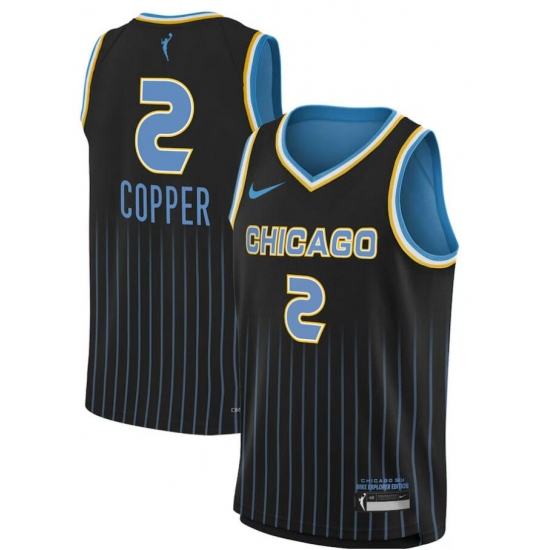 Men Kahleah Copper Chicago Sky Nike Youth 2021 Explorer Edition Victory Player Jersey Black Men Kahleah Copper Chicago Sky Nike Youth 2021 Explorer Edition Victory Player Jersey Black