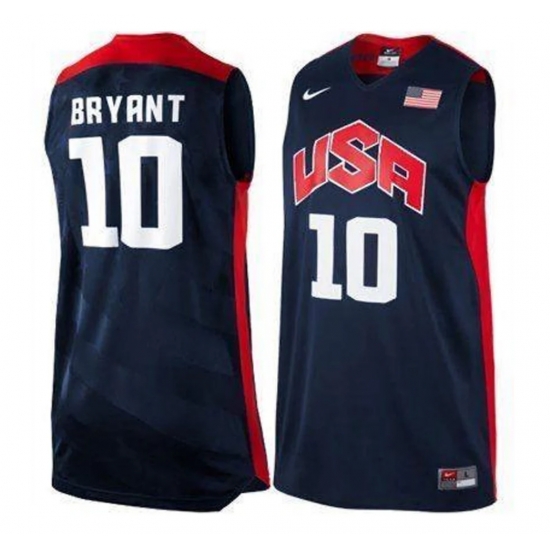 Team USA Kobe Bryant 10 Navy Blue Jersey Team USA Kobe Bryant 10 Navy Blue Jersey