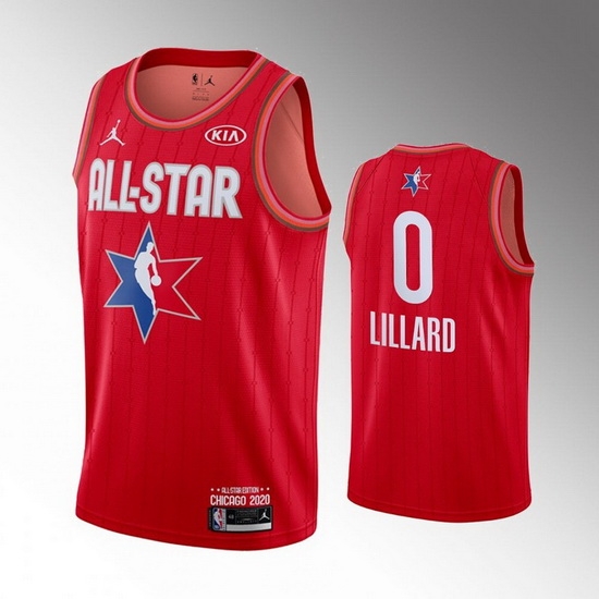 Blazers 0 Damian Lillard Red 2020 NBA All Star Jordan Brand Swingman Jersey Blazers 0 Damian Lillard Red 2020 NBA All Star Jordan Brand Swingman Jersey
