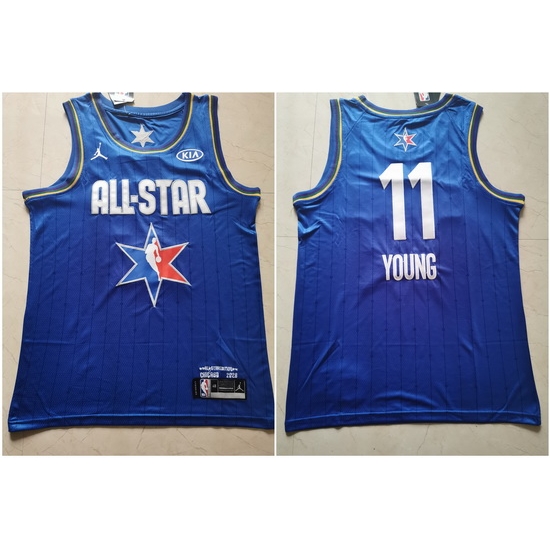 Hawks 11 Trae Young Blue 2020 NBA All Star Jordan Brand Swingman Jersey Hawks 11 Trae Young Blue 2020 NBA All Star Jordan Brand Swingman Jersey