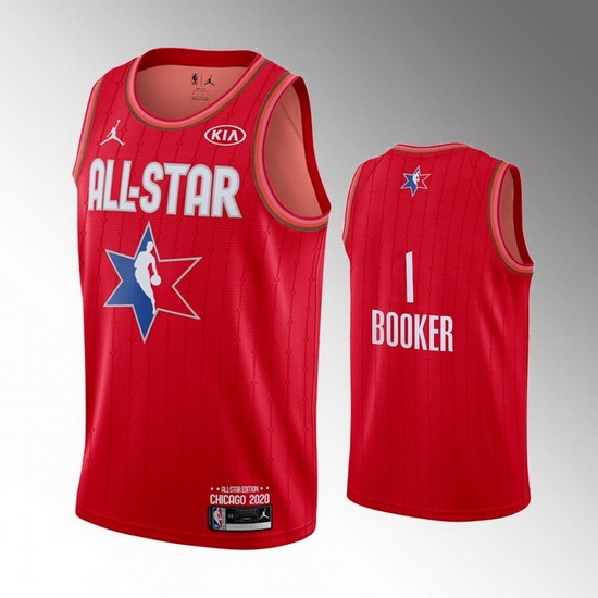 Suns 1 Devin Booker Red 2020 NBA All Star Jordan Brand Swingman Jersey Suns 1 Devin Booker Red 2020 NBA All Star Jordan Brand Swingman Jersey