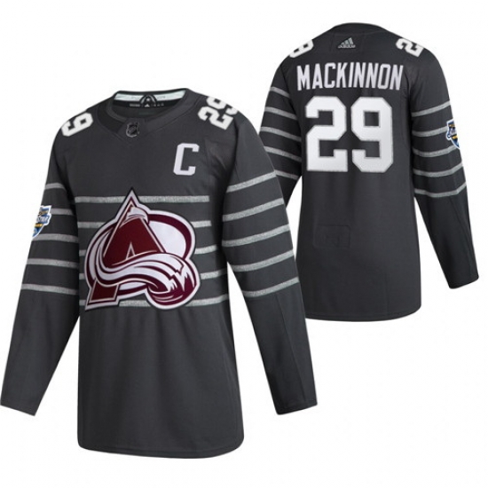 Avalanche 29 Nathan MacKinnon Gray 2020 NHL All Star Game Adidas Jersey Avalanche 29 Nathan MacKinnon Gray 2020 NHL All Star Game Adidas Jersey