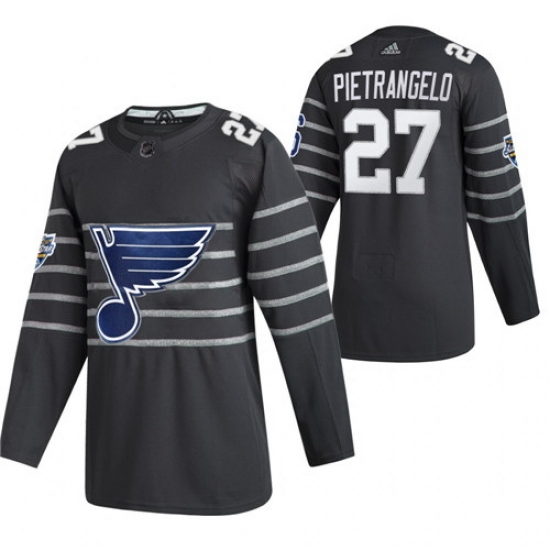 Blues 27 Alex Pietrangelo Gray 2020 NHL All Star Game Adidas Jersey Blues 27 Alex Pietrangelo Gray 2020 NHL All Star Game Adidas Jersey