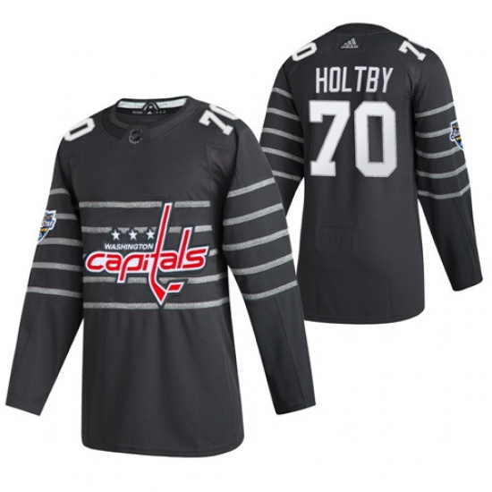Capitals 70 Braden Holtby Gray 2020 NHL All Star Game Adidas Jersey Capitals 70 Braden Holtby Gray 2020 NHL All Star Game Adidas Jersey